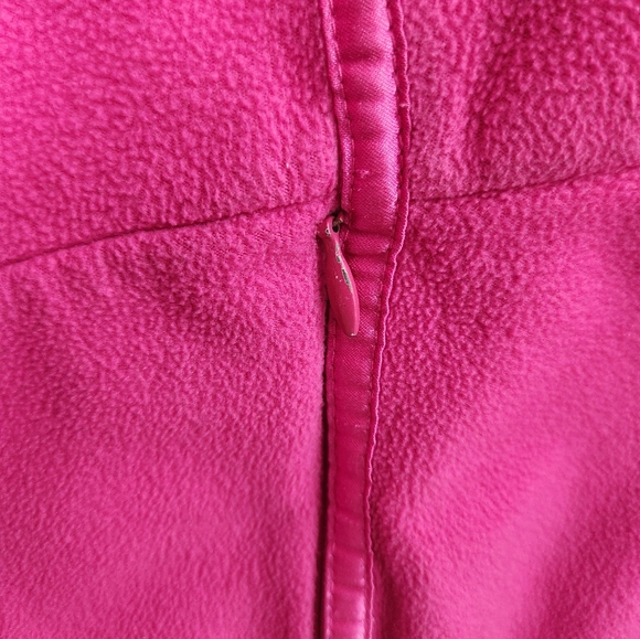 Vintage Nike full zip fleece hoodie log on sleeve, pockets with zippers. - Picture 5 of 10